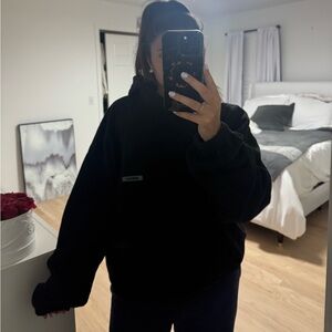Black Essentials Hoodie